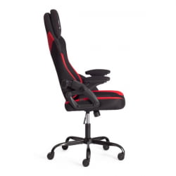 Кресло иШарк ткань, черный / красный / iShark