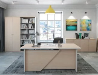 Стол письменный 190 ЗОМ27510202 Дуб шамони светлый / ZOM27510202