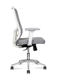 Кресло офисное Бест ЛБ вхите Греи / Best LB white Grey