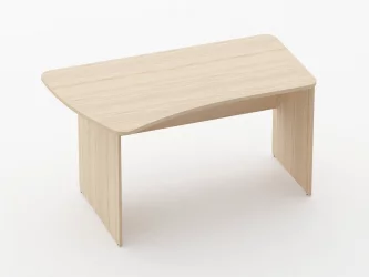 Стол эргономичный Глассй 1.12.14Л Орех / Glassy