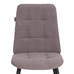 Стул обеденный Асти флок , 47х54х86, серый, 29 / Asti