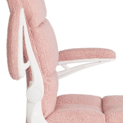 Кресло офисное Лугано Вх ткань теддй, розовый / Lugano Wh teddy,