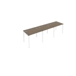 Рабочая станция на 3 раб.места Метал Сйстем Б.СМ-3.1 Вяз/Белый / Metal System