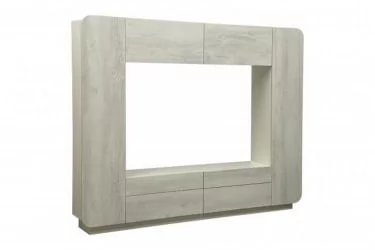 Шкаф многоцелевого назначения Лаванда-2 Белый Бетон пайн