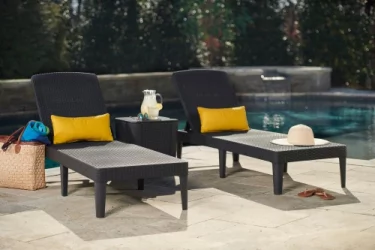 Лежак Джайпур (ДЖаипур) коричневый / (Jaipur)