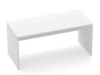 Стол прямой Дека ЛДСП каркас 75.07.16 Белый / Deka