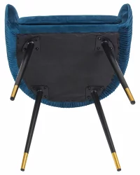 Стул обеденный ДОБРИН МАРЙ Синий велюр 1922-20 / DOBRIN MARY