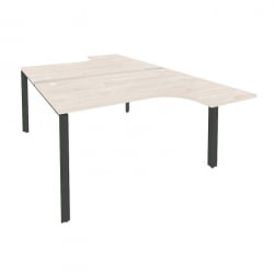 Рабочая станция на П-образном м/к ОНИКС О.МП-Д.СА-3 Денвер Светлый/Антрацит / ONIX O.MP-D.SA-3