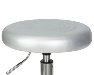 Табурет мастера ДОБРИН БИЛЛЙ Серебряный / DOBRIN BILLY