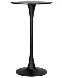 Обеденный стол МИА БАР (черная столешница, черное основание) / MIA BAR