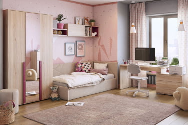 Пуф Рони 2 ПМ-001.2 капучино (велюр) / PM-001.2