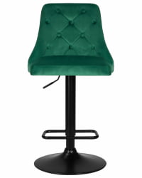 Стул барный ДЖОСЕПХ БЛАCК (зеленый велюр (МДЖ9-88)) / JOSEPH BLACK (MJ9-88))