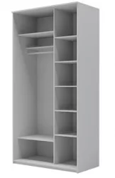 Шкаф-купе эконом Хит-23-17-55 Ясень шимо темный