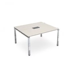 Стол системы БЭНЧ, переговорный, начальный ГЛОСС ЛИНЕ НСПН-П.928 Иворй / GLOSS LINE Ivory