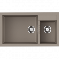 Мойка Омоикири Тедори 86-2-Лб-Са Тетогранит/Бежевый / Omoikiri Tedori 86-2-Lb-Sa Tetogranit/Бежевый