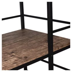 Письменный стол с полками БРАБИКС ЛОФТ CД-005 Мореный дуб / BRABIX LOFT CD-005