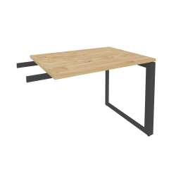 Брифинг-приставка на О-образном м/к ОНИКС О.МО-БР-9 Тиквуд Светлый/Антрацит / ONIX O.MO-BR-9