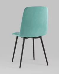 Стул Оливер велюр Морской / Oliver