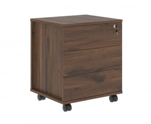 Тумба мобильная ЕДИС ЕМC-3Д.А Дуб Денвер темный / EDIS EMC-3D.A