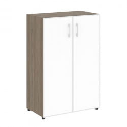 Шкаф Ялта LT.ST-2.4 Р вхите Вяз Благородный/Стекло Вхите 800*450*1195 / R white White
