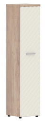 Шкаф колонка с глухой дверью и топом Торр ЛУКС ТЛХC 42.1 Дуб Каньон Латте / Torr LUX TLHC