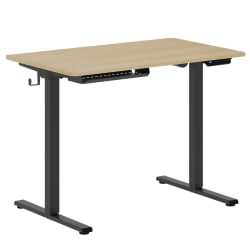 Стол подъемный электрический КСТЕН-УП АТ-001 Дуб светлый/черный / XTEN-UP AT-001