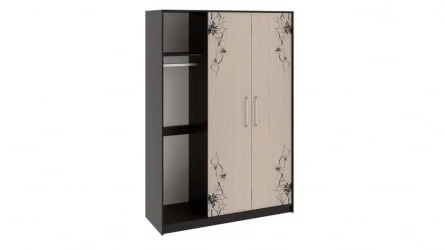 Длинный шкаф Бостон Венге Цаво/Дуб Белфорт с рисунком