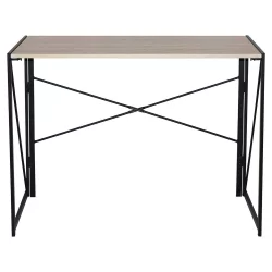 Стол на металлокаркасе БРАБИКС ЛОФТ CД-002 Дуб натуральный / BRABIX LOFT CD-002