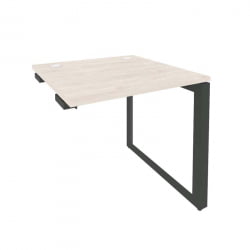 Стол-приставка на О-образном м/к к опорным элементам ОНИКС О.МО-СПР-0.8 Денвер Светлый/Антрацит / ONIX O.MO-SPR-0.8