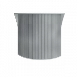 Стойка угловая (радиусный элемент - ролета) Рива А.РС-5.5 Белый / Riva