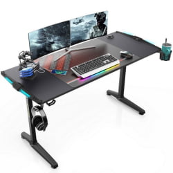 Геймерский стол ЕУРЕКА ГИП 55 Блаcк / EUREKA GIP Black