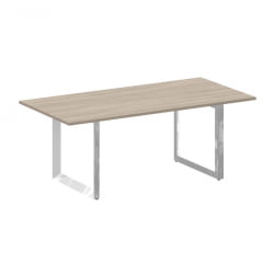 Стол переговорный на О-образном м/к ОНИКС ДИРЕCТ ЛУКС М-О.МО-ПРГ-19 Дуб Аттик / ONIX DIRECT LUX M-O.MO-PRG-19