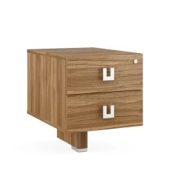 Тумба подвесная с 2 ящиками СОЛ29730103 Орех / SOL29730103