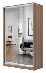 Шкаф купе 2-ух дверный Хит-23-12-55 Ясень шимо темный