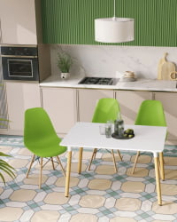 Стол обеденный ОСЛО НЕВ 120*80 Белый / OSLO NEW