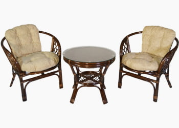 Комплект Багама дуэт, подушки светлые обычные Бахама13 орех матовый / Bahama13