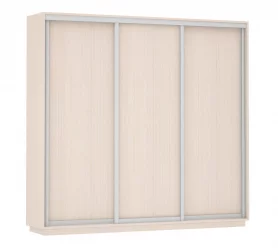 Шкаф-купе трехдверный Экспресс Трио Элемент 2400х2400х Дуб молочный / 2400х2400h