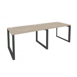 Рабочая станция на О-образном м/к ОНИКС О.МО-РС-2.2.8 Дуб Аттик/Антрацит / ONIX O.MO-RS-2.2.8