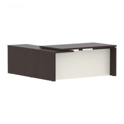 Стол руководителя правый Торр ЛУКС ТЛCТ 1820 Р Венге Магия Латте / Torr LUX TLCT R