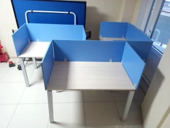 Офисная перегородка Дека 8.12.07 Белый (без крепления) / Deka