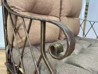 Диван кованый Бергамо