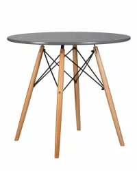 Стол обеденный ДОБРИН CХЕЛСЕА 80 Темно-серый ГР-04 / DOBRIN CHELSEA GR-04