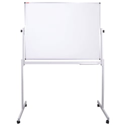 Доска-флипчарт магнитно-маркерная НА СТЕНДЕ БРАУБЕРГ 2-сторонняя (90х120 см) / BRAUBERG