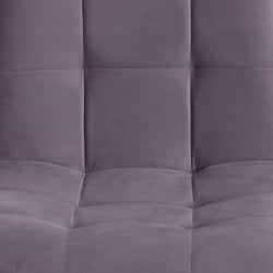 Металлический стул CХИЛЛЙ МАКС Велюр/металл , 45 х 54 х 90 см , темно-серый/черный / CHILLY MAX