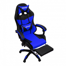 Кресло 1209 КИНГКУЕЕН, цвет черный/синий с подсветкой, 1209-блаcк-блуе-масс-лед / KINGQUEEN, 1209-black-blue-mass-led