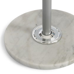 Вешалка Бара (мод. ГХ-8606) металл/хром/мрамор, 37 кс 37 кс 175 см, вхите (белый) / грей (серый) / Bara (mod. GH-8606) x x white grey