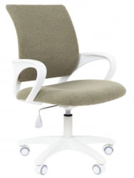 Детское кресло CХАИРМАН ТИН (КИДС) 103 белый пластик БАРНИ (БАРНИ) Оливка / CHAIRMAN (KIDS) (BARNI)