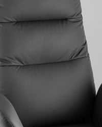 Кресло руководителя ТопЧаирс Солид NC с оттоманкой серый / TopChairs Solid