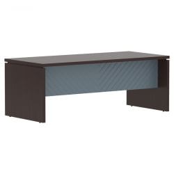 Стол руководителя Торр ЛУКС ТЛСТ 209 Венге Магия Серо-голубой / Torr LUX TLST