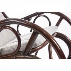 Кресло-качалка CЛАССИC МИ-001 с подушкой Орех / CLASSIC MI-001